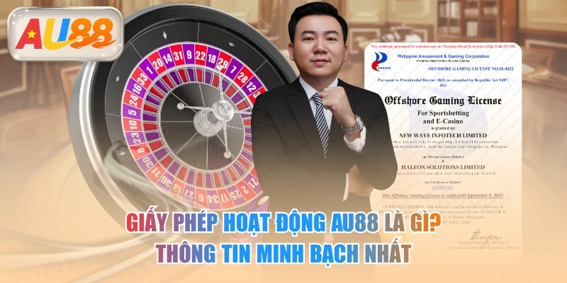 Giấy Phép Hoạt Động AU88